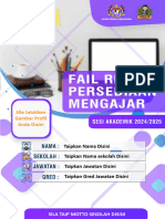 Fail Rekod Persedian Mengajar 2024-2025 Edisi Umum Kump A - by Cikgumu