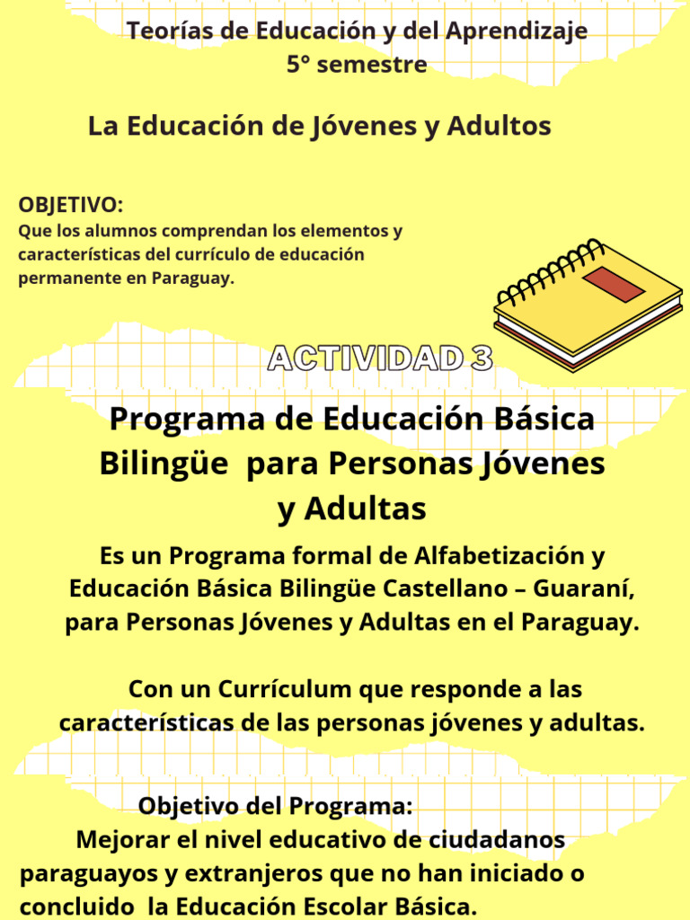Educación Bilingüe para Jóvenes y Adultos | PDF | Plan de estudios ...