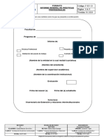 Informe General Prácticas (Modelo)