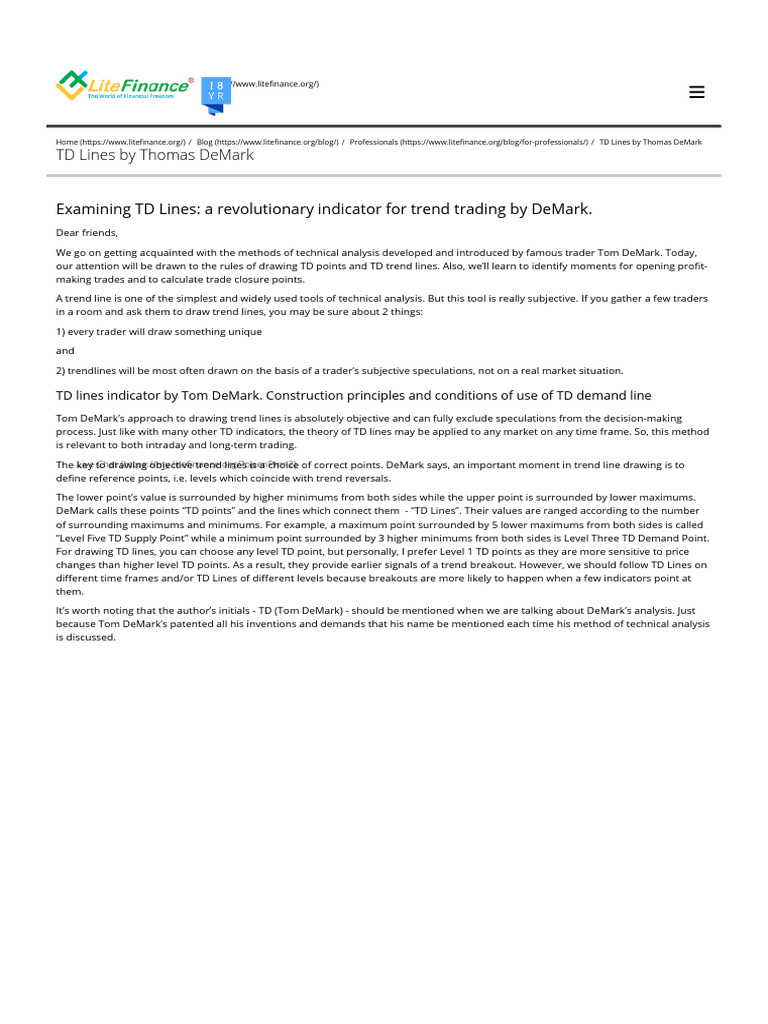 Different Trend Lines