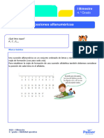 Habilidad Operativa: Sucesiones Alfanuméricas