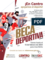 Convocatoria Beca Deportiva 2024