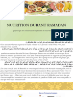 Conseils Nutritionnels Durant Ramadan 1