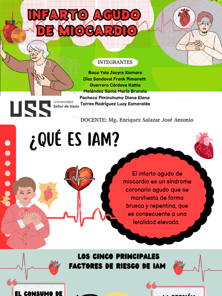 TEMA 8 Infarto de Agudo al Miocardio (1)_compressed (2) (1) | PDF ...