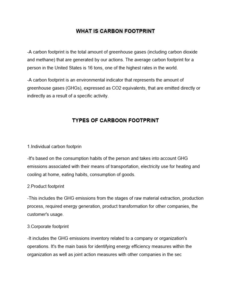 what-is-carbon-footprint-pdf-carbon-footprint-climate-change