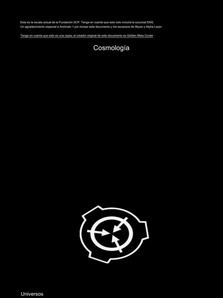 Composite SCP Scaling 2022 (Copied Version) | PDF | Teoría de todo ...