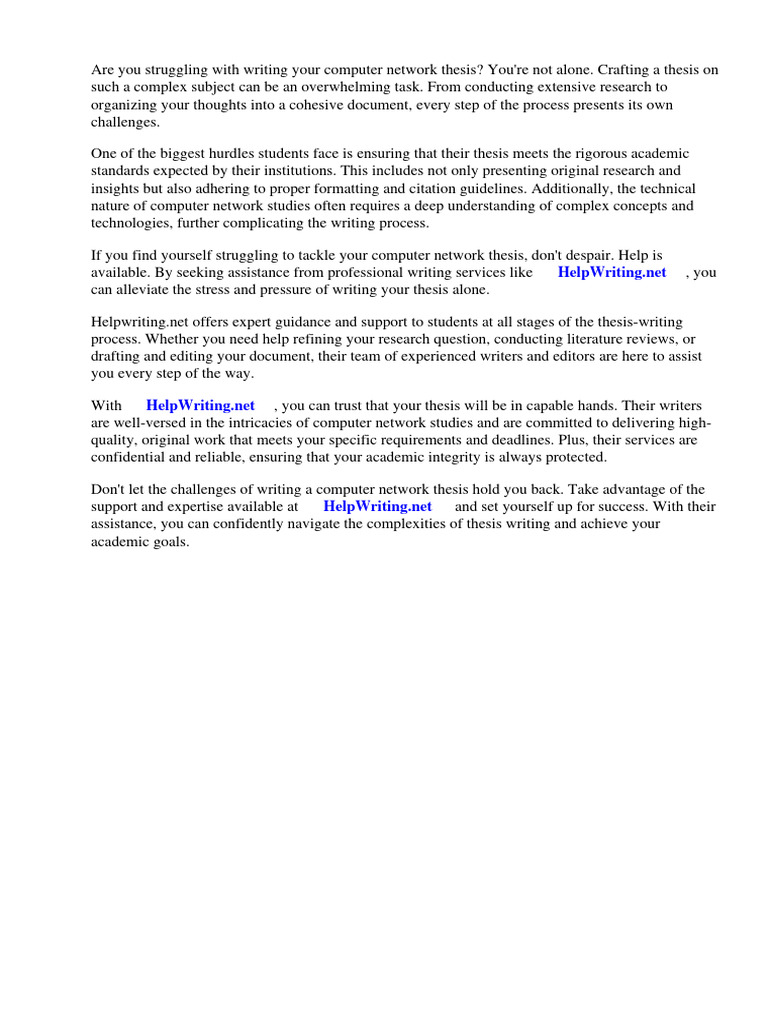 Computer Network Thesis Pdf Pdf Computer Network Network Switch