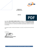 Certificación Laboral Luis Villegas 2015 2
