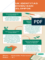 Oranye Dan Hijau Digambar Tangan Lini Masa Infografik