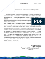 Oficio para El Departamento de Talentohumano de Una Empresa