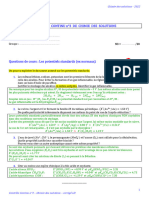 2022 Examen 3 Chimie Solutions Corrigé LD