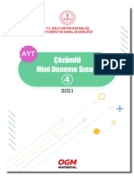2021 Mini Deneme (AYT) 4