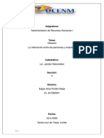 Administración de Recursos Humanos I: Asignatura