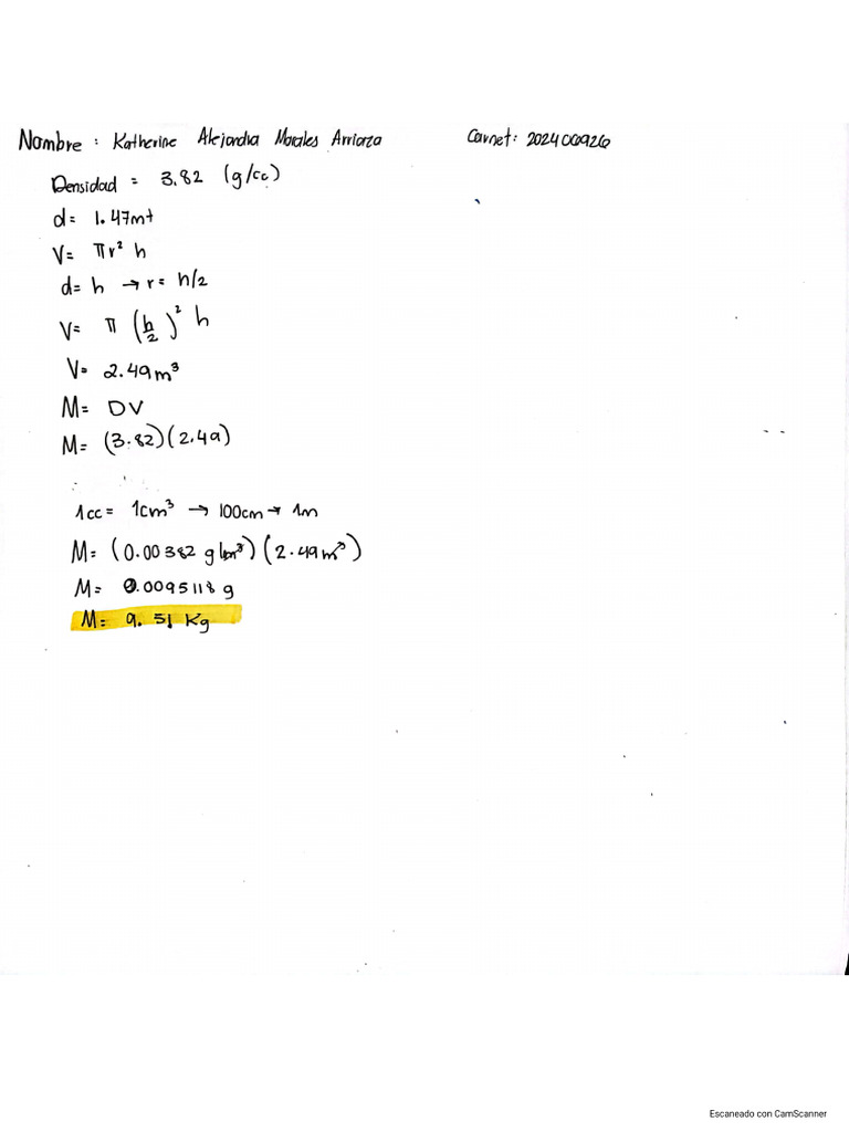 Ejercicio Parcial Química 3 Pdf