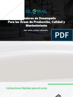 Indicadores de Desempeño KPIS Producción, Mantenimiento, Calidad