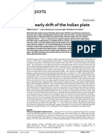 The Early Drift of The Indian Plate