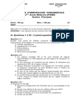 Examen 2ème Année Médecine Djibouti Juin2020 2