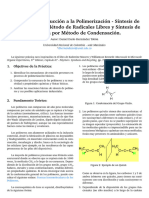 Práctica 9 Introducción A La Polimerización