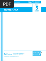 NAPLAN Numeracy Year5 2014