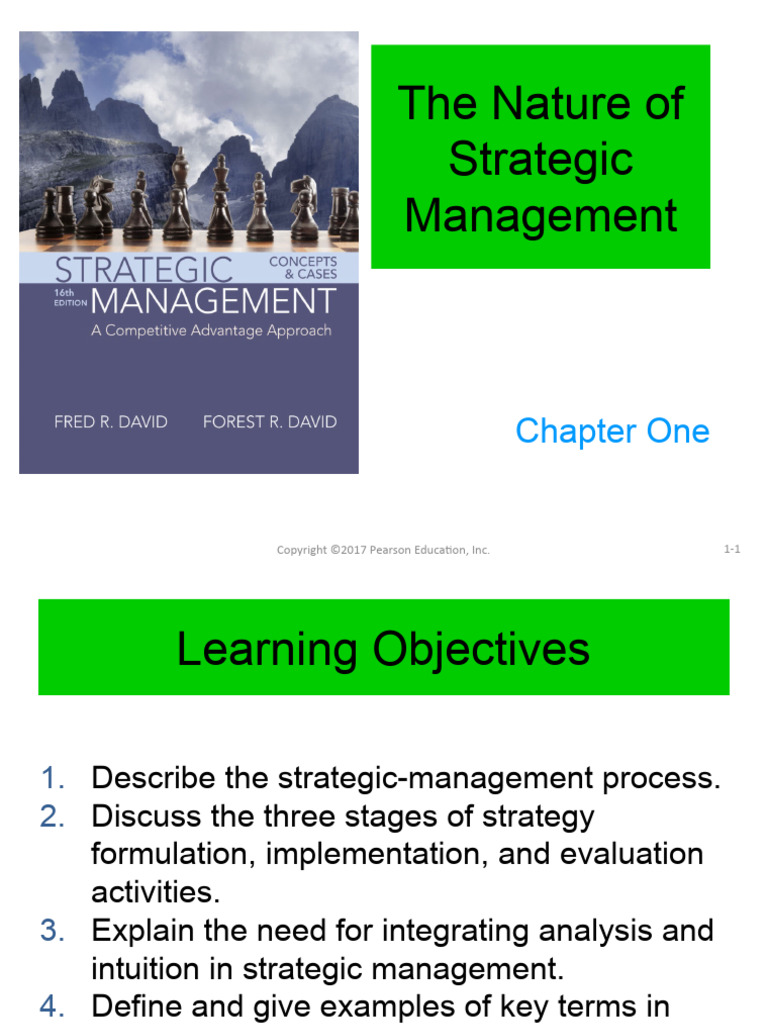 01.29.2024 Chapter 1 - Introduction To Strategic Management | PDF ...