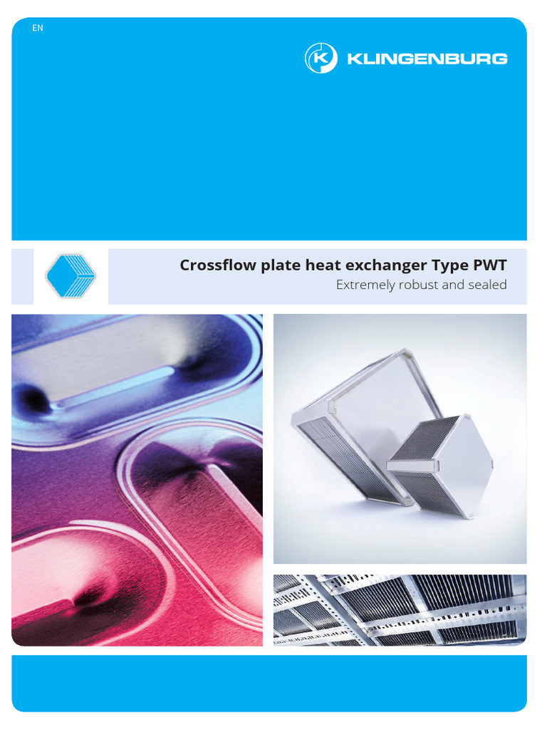 PWT Crossflow Plate Heat Exchanger | PDF | Heat Exchanger | Transport ...