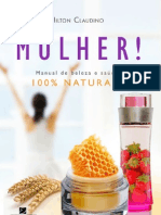 [Vida Saudável]  Mulher! Manual de Saúde e Beleza 100% Naturais - Hilton Claudino