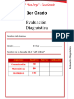 Evaluacion Diagnostica 3 Primaria