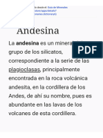 Guía de Minerales Andesina