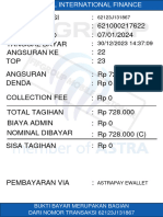 KUITANSI ELEKTRONIK ANGSURAN KE-22 621000217622