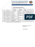 Jadwal Supervisi