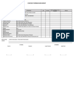 Checklist Genset