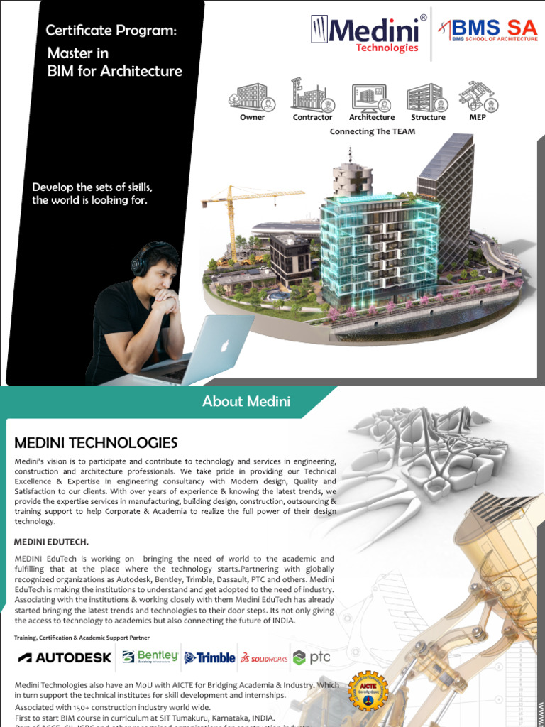 BIM BROUCHER Aug 2023 | PDF | Building Information Modeling | Autodesk ...