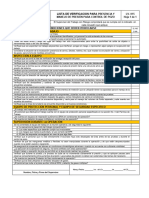 Lista de Verificación-015 para Presencia y Manejo de Presiòn para Control de Pozo