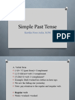 Simple Past Tense