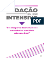 TEMA 02 - Desafios para o Desenvolvimento Sustentável Da Mobilidade Urbana No Brasil