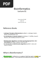 Lecture 1 Biochemistry