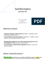 Lecture 1 Biochemistry