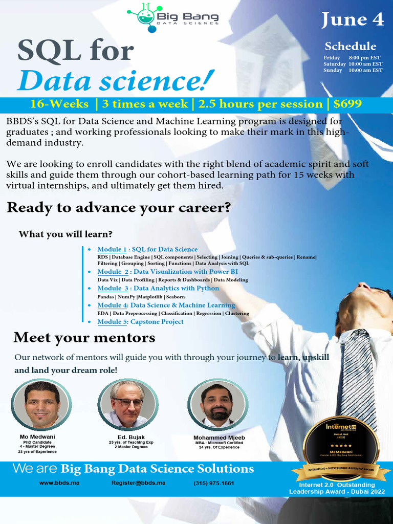 SQL For Data Science Flyer | PDF | Sql | Computing