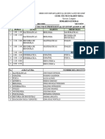 Horario Decimo Grado 2024