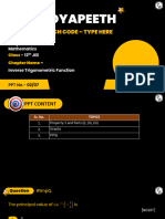 PPT-02 Inverse Trigonometric Functions 12th JEE Final