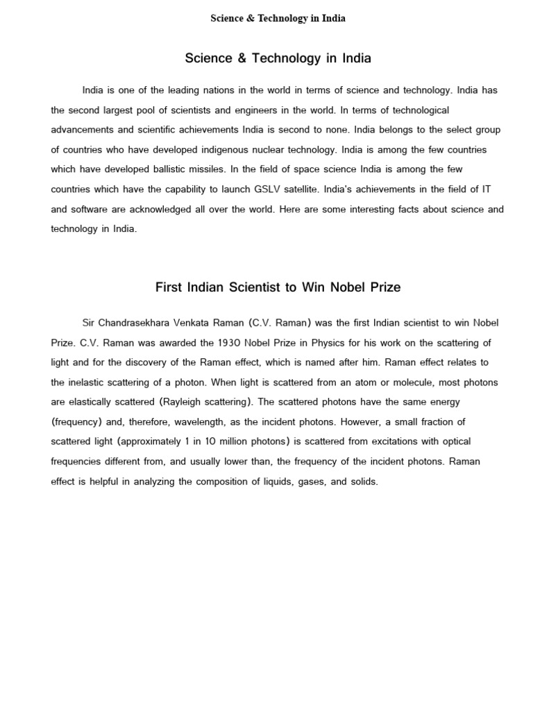 Innovations in Indian Science & Technology | PDF | Scattering ...