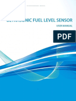 Manual de Usuario de Sensor Ultrasonico para Combustible