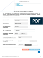 Constatación de Comprobantes - AFIP