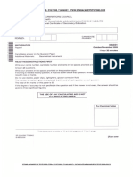 BGCSE Mathematics Paper 1, 2009