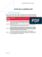 17 Objetivo de La Agenda 2030: I. ODS A Los Que Contribuimos