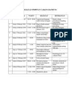 Surat Jadwal Kegiatan Teddy