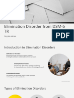 Elimination Disorder From DSM-5 TR