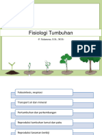 Fisioologi tumbuhaan 1