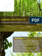 Greenply Industries Limited Corporate Presentation