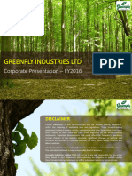 Greenply Industries LTD Corporate Presentation